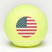 Balles De Tennis Drapeau américain (Devant)
