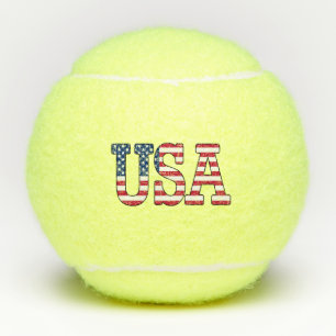 Balles De Tennis Drapeau américain patriotique États-Unis Étoiles e