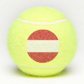 Balles De Tennis Drapeau autrichien (Dos)