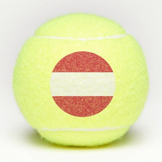 Balles De Tennis Drapeau autrichien (Devant)