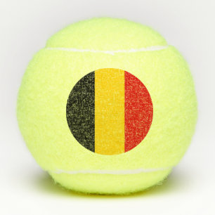 Balles De Tennis Drapeau Belgique