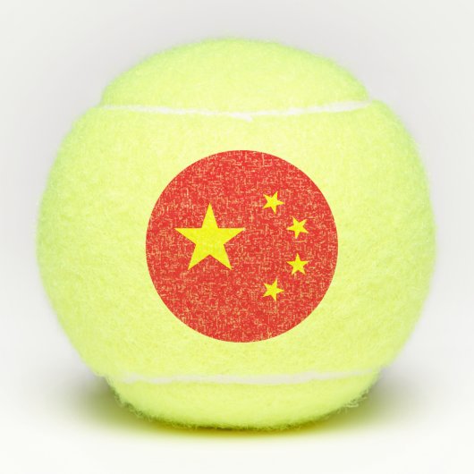 Balles De Tennis Drapeau chinois (Devant)