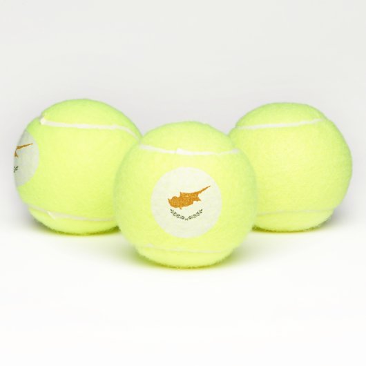 Balles De Tennis Drapeau de Chypre (Multiple)