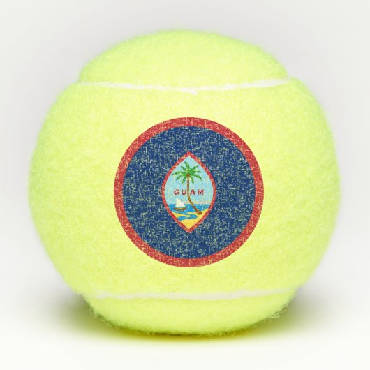 Balles De Tennis Drapeau de Guam (Devant)