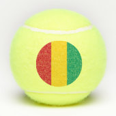 Balles De Tennis Drapeau de Guinée (Dos)