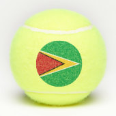 Balles De Tennis Drapeau de Guyana (Dos)
