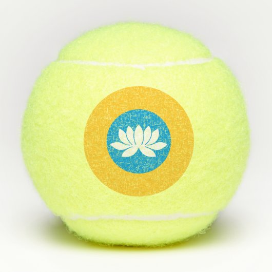 Balles De Tennis Drapeau de Kalmoukie (Devant)