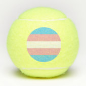 Balles De Tennis Drapeau de la fierté transgenre - LGBT Rainbow (Devant)