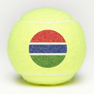 Balles De Tennis Drapeau de la Gambie