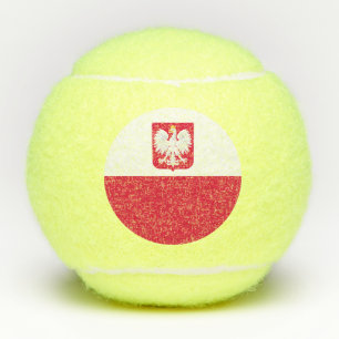 Balles De Tennis Drapeau de la Pologne