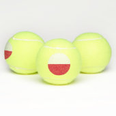 Balles De Tennis Drapeau de la Pologne (Multiple)