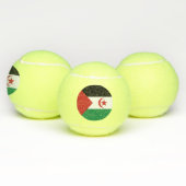 Balles De Tennis Drapeau de la République démocratique arabe sahrao (Multiple)