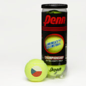 Balles De Tennis Drapeau de la République tchèque (Boîte)