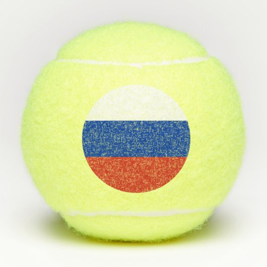 Balles De Tennis Drapeau de la Russie (Devant)