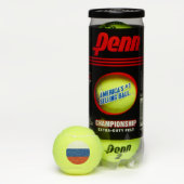 Balles De Tennis Drapeau de la Russie (Boîte)
