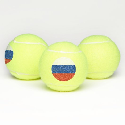 Balles De Tennis Drapeau de la Russie (Multiple)