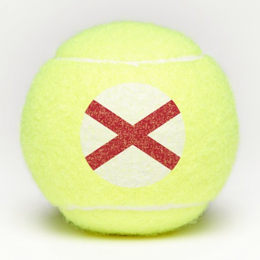 Balles De Tennis Drapeau de l'Alabama (Devant)