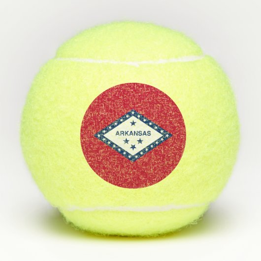 Balles De Tennis Drapeau de l'Arkansas (Devant)