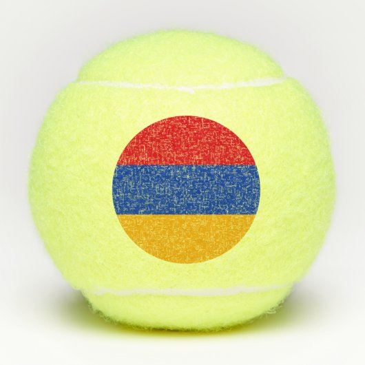 Balles De Tennis Drapeau de l'Arménie (Devant)