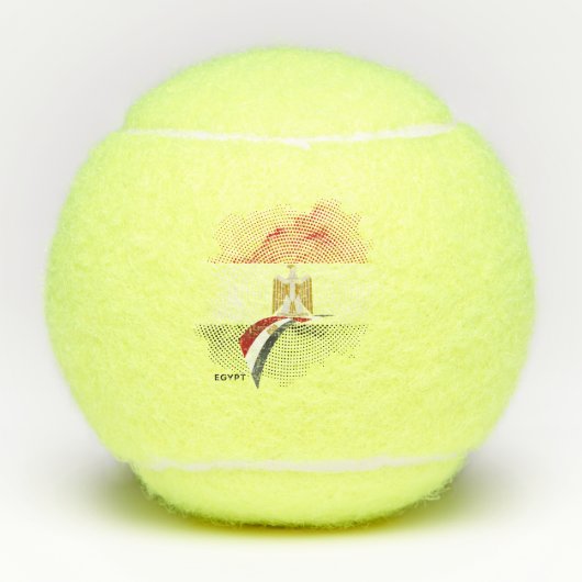 Balles De Tennis Drapeau de l'Égypte (Devant)
