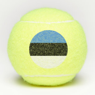 Balles De Tennis Drapeau de l'Estonie