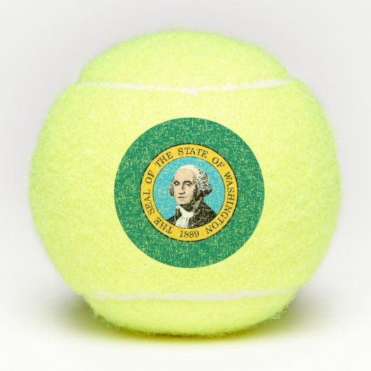 Balles De Tennis Drapeau de l'État de Washington (Devant)