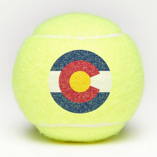 Balles De Tennis Drapeau de l'État du Colorado (Devant)