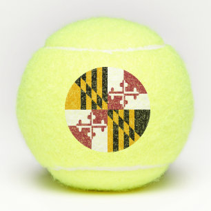 Balles De Tennis Drapeau de l'État du Maryland