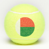 Balles De Tennis Drapeau de Madagascar (Dos)
