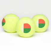 Balles De Tennis Drapeau de Madagascar (Multiple)
