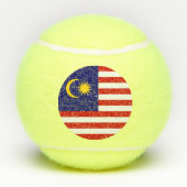Balles De Tennis Drapeau de Malaisie (Dos)