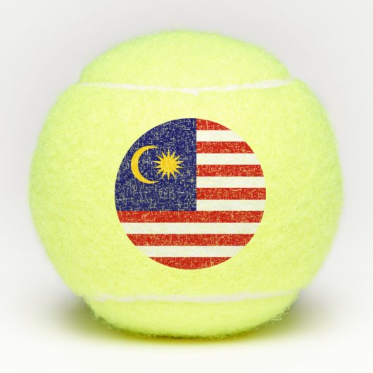 Balles De Tennis Drapeau de Malaisie (Devant)