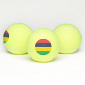 Balles De Tennis Drapeau de Maurice (Multiple)