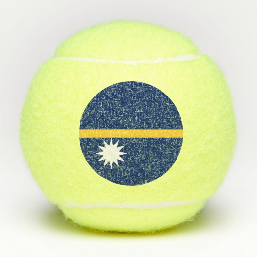 Balles De Tennis Drapeau de Nauru (Devant)