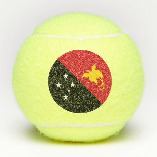 Balles De Tennis Drapeau de Papouasie-Nouvelle-Guinée