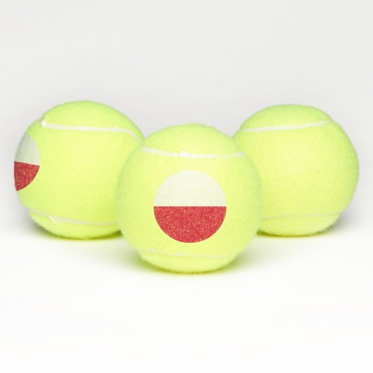Balles De Tennis Drapeau de Pologne (Multiple)