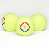 Balles De Tennis Drapeau de Saba (Multiple)