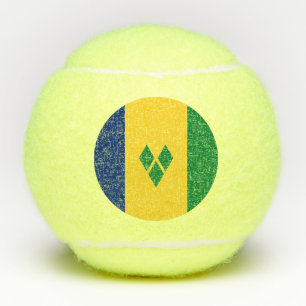 Balles De Tennis Drapeau de Saint-Vincent