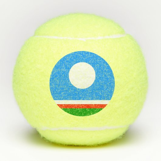 Balles De Tennis Drapeau de Sakha (Devant)