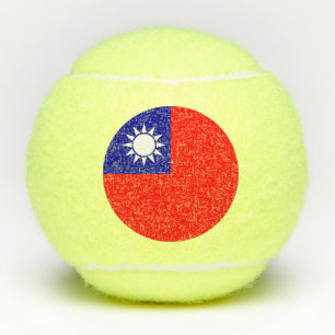 Balles De Tennis Drapeau de Taïwan