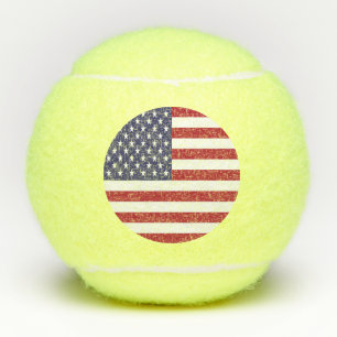 Balles De Tennis Drapeau des États-Unis