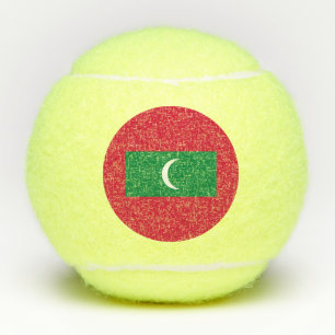 Balles De Tennis Drapeau des Maldives