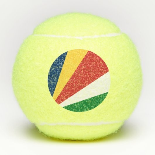 Balles De Tennis Drapeau des Seychelles (Devant)