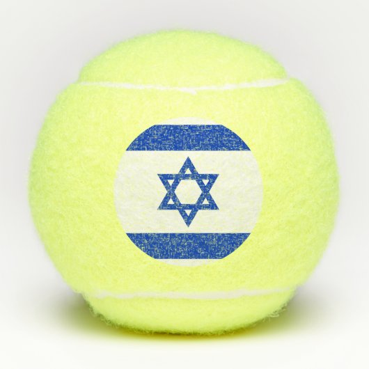 Balles De Tennis Drapeau d'Israël (Devant)
