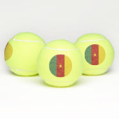 Balles De Tennis drapeau du Cameroun (Multiple)