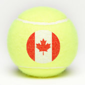 Balles De Tennis Drapeau du Canada (Dos)
