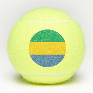 Balles De Tennis Drapeau du Gabon