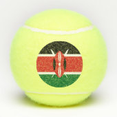 Balles De Tennis Drapeau du Kenya (Dos)