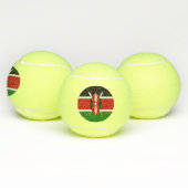 Balles De Tennis Drapeau du Kenya (Multiple)