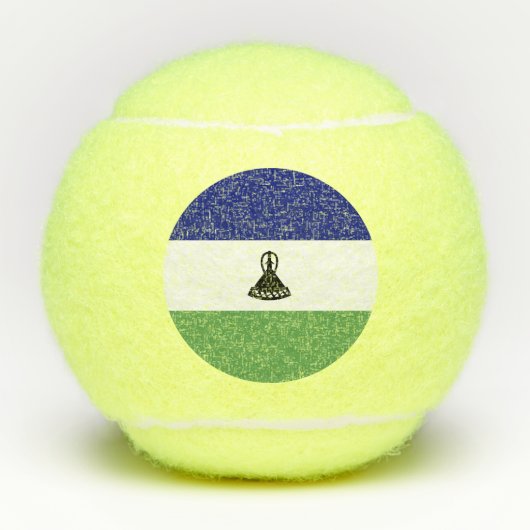 Balles De Tennis Drapeau du Lesotho (Devant)
